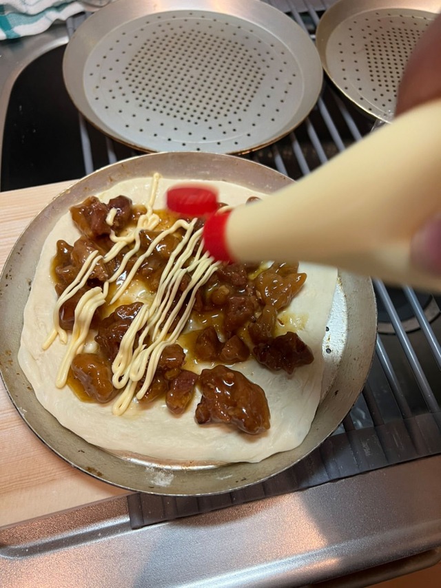 マヨネーズをかける。