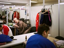 正田真弘「笑いの山脈」より、間寛平。