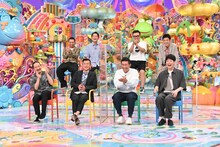 「アメトーーク！」の「baseよしもと芸人…その後」企画に出演する（前列左から）笑い飯、麒麟、（後列左から）千鳥、とろサーモン。(c)テレビ朝日