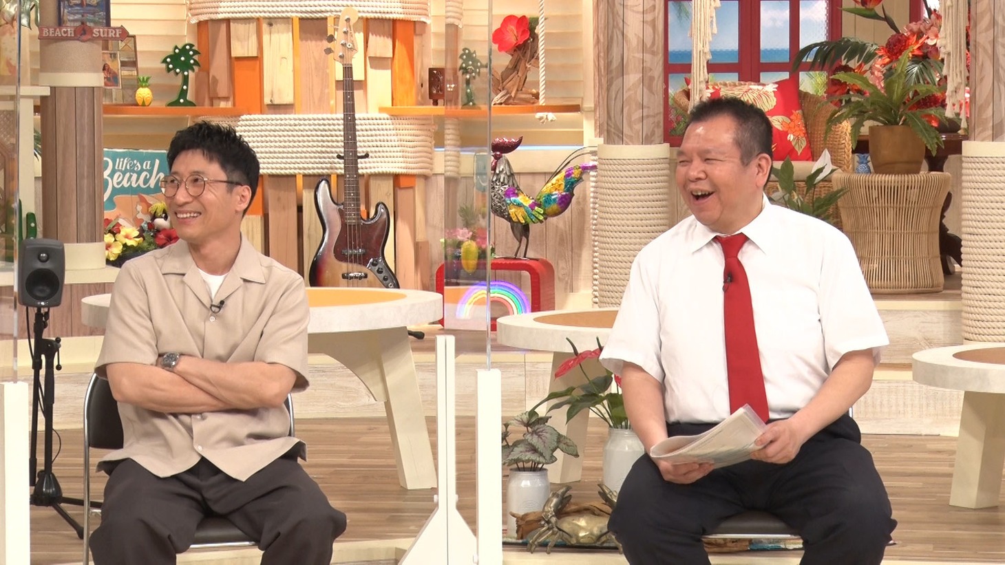 左から、すっちー、今別府直之。