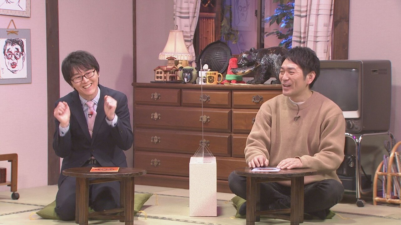 「ジンギス談！」にゲスト出演する、スーパーマラドーナ。(c)HBC