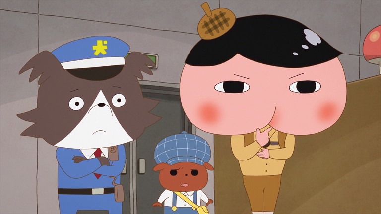「おしりたんてい」のワンシーン。