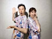 左から牧野克彦アナウンサー、 堀葵衣アナウンサー。