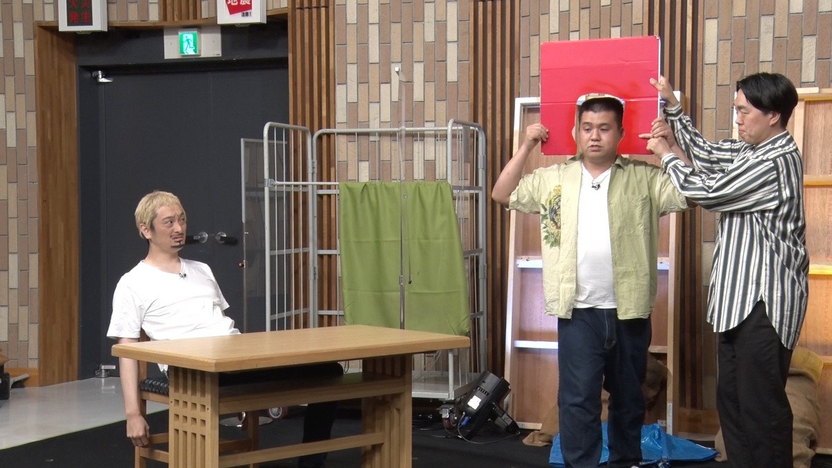 「有田にハマった次は、ダウンタウン松本人志さんにハマりたい！ガチシミュレーション」に出演する（左から）JP、ジェラードンのアタック西本とかみちぃ。(c)TBS