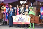 見取り図の前に“雷神”こと高木ブーが出現、すさまじい爆音と共に
