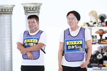 ジェラードンのアタック西本（左）とかみちぃ（右）。