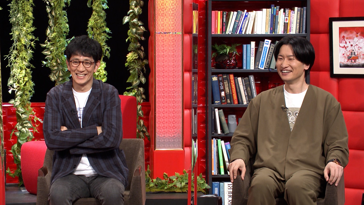 （左から）アンタッチャブル柴田、相席スタート山添。(c)テレビ朝日