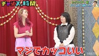 芝のカッコよさを語るゆーびーむ☆（左）とニッチェ近藤（右）。