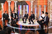 （左から）サンドウィッチマン、爆笑問題、アンタッチャブル。(c)テレビ朝日