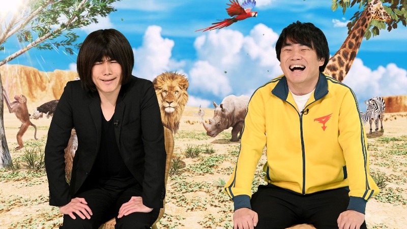 「サンドウィッチマンのどうぶつ園飼育員さんプレゼン合戦 ZOO-1グランプリSP」に出演するランジャタイ。(c)TBS