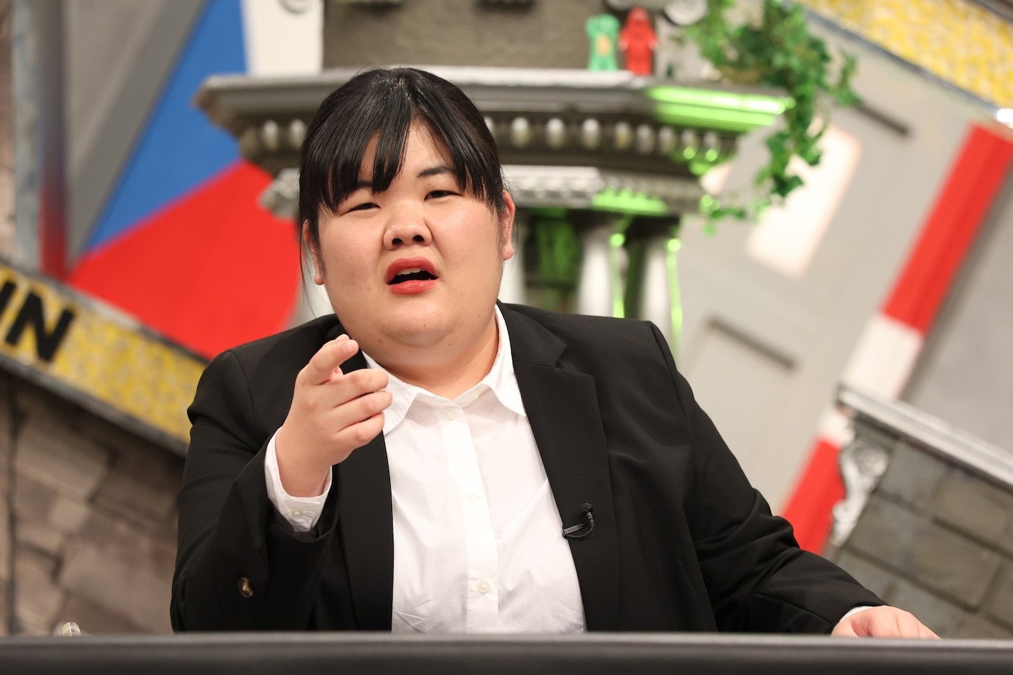 「全力！脱力タイムズ」に出演する、ぼる塾あんり。(c)フジテレビ