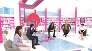 （左から）渡邊渚アナ、バカリズム、ローランド、シソンヌ長谷川、高山一実。(c)フジテレビ