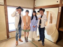 左から、古賀シュウ、高咲陽菜、三浜ありさ、なぎら健壱。