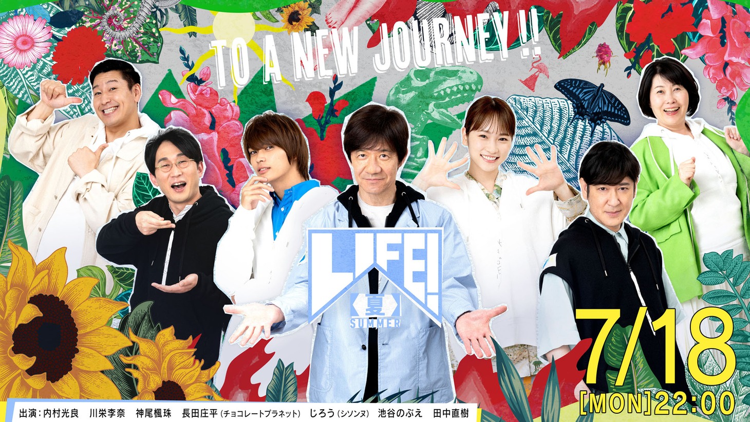 「LIFE!夏」キービジュアル (c)NHK