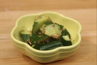 きゅうりを使った料理。(c)日本テレビ