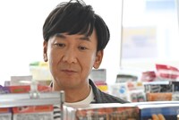 CM「Vポイント、の表情」編の撮影中の様子。