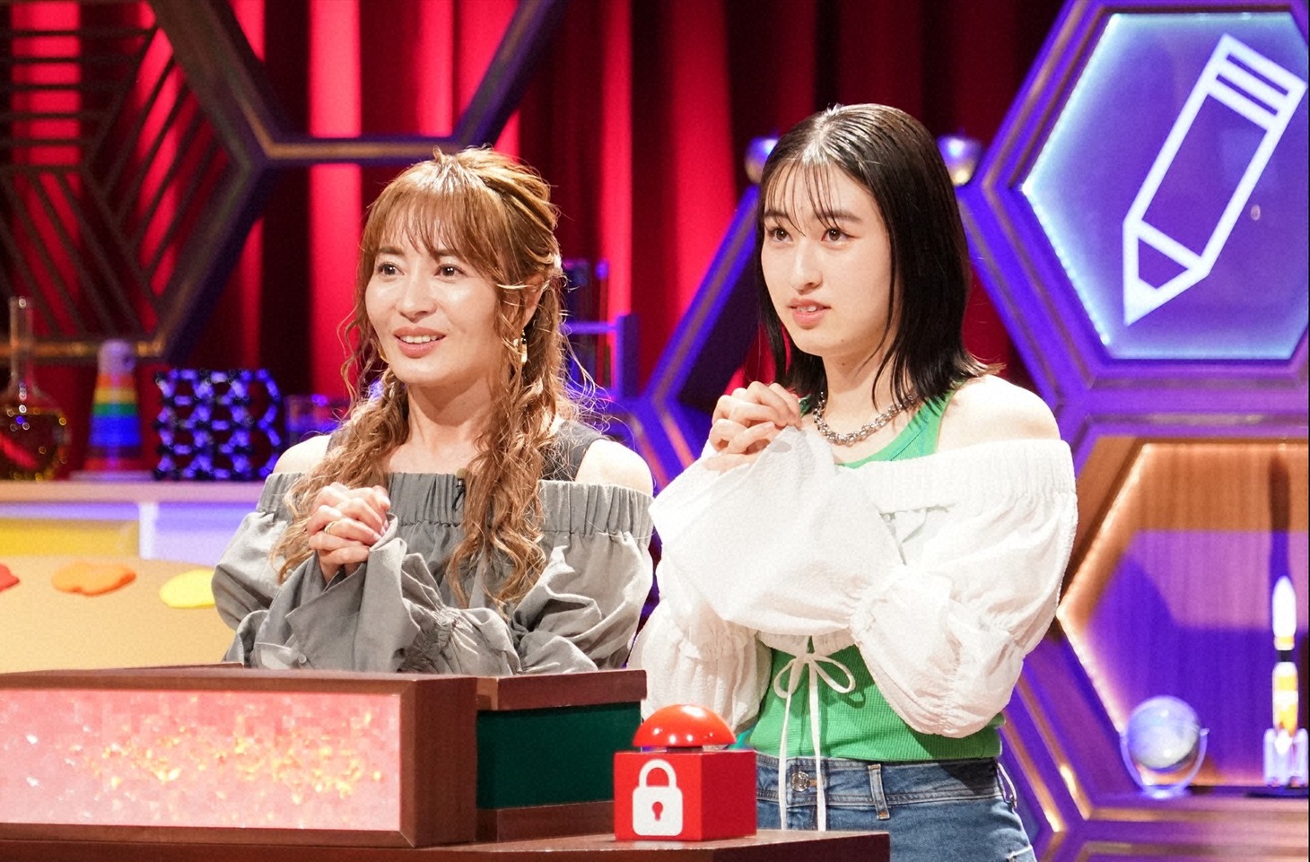 新山千春・もあ親子 (c)日本テレビ