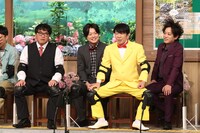 左から、カンニング竹山、ぺこぱシュウペイ、ダンディ坂野、ぺこぱ松陰寺。(c)フジテレビ
