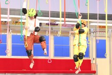 「新しいカギ」に出演する（左から）霜降り明星・粗品、ダンディ坂野。(c)フジテレビ