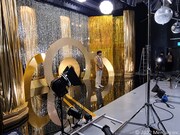 CM「金のねづっちさん」編の撮影中の様子。