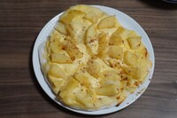 カスタードアップルピザが完成！