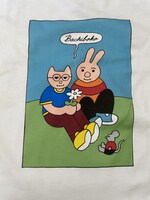 「アニマルTシャツ（白）」背面