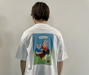 「アニマルTシャツ（白）」着用イメージ