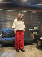 「アニマルTシャツ（白）」着用イメージ