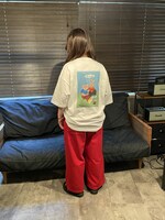 「アニマルTシャツ（白）」着用イメージ