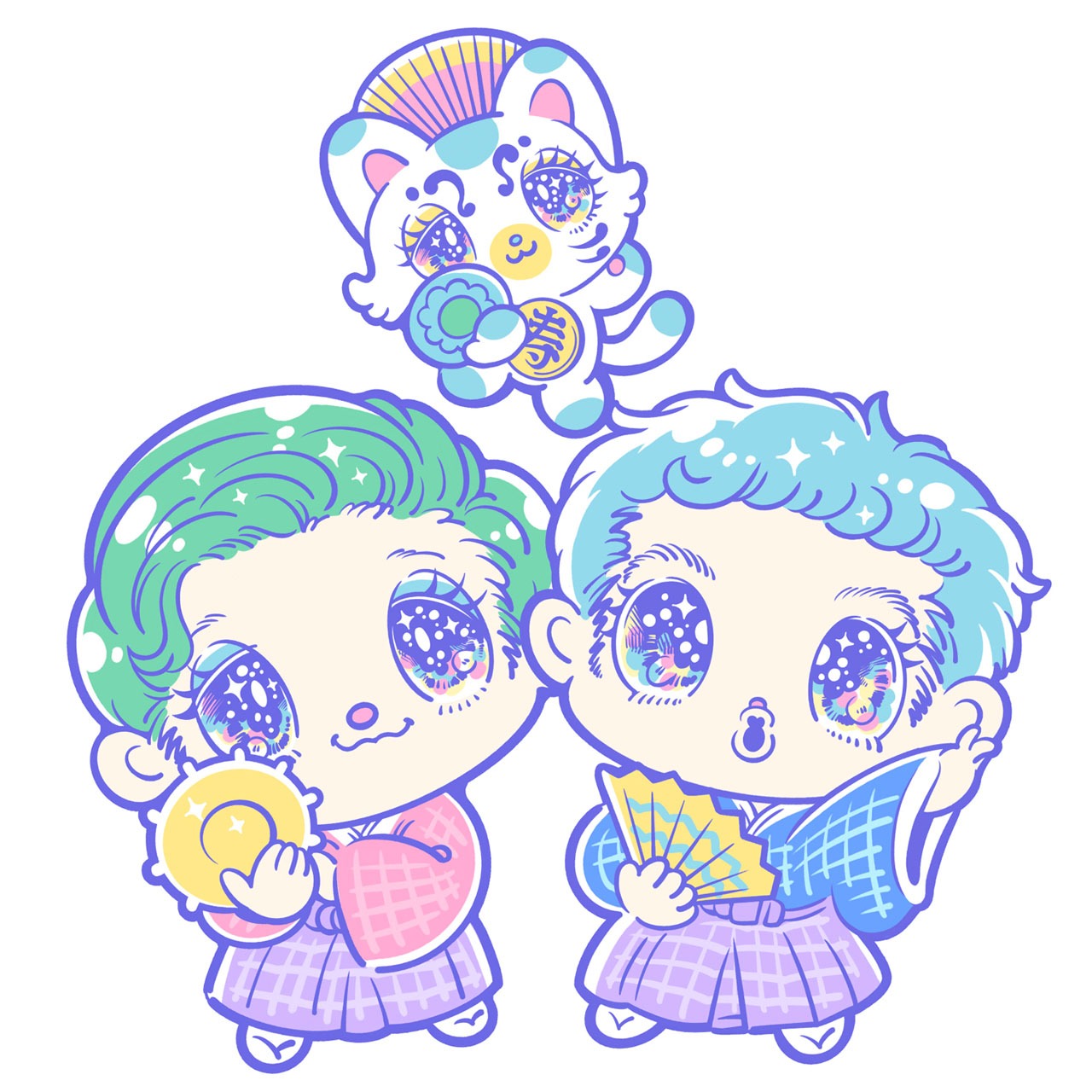 すゑひろがりずとラフマネ。