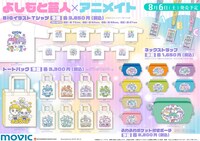 よしもと芸人×アニメイトのグッズ。