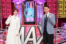 左から石川みなみアナウンサー、バナナマン設楽。(c)日本テレビ