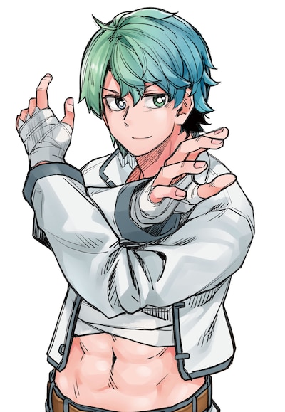 「巨大生物ばかりの異世界をパルクールと足場スキルで無双する。」イラスト