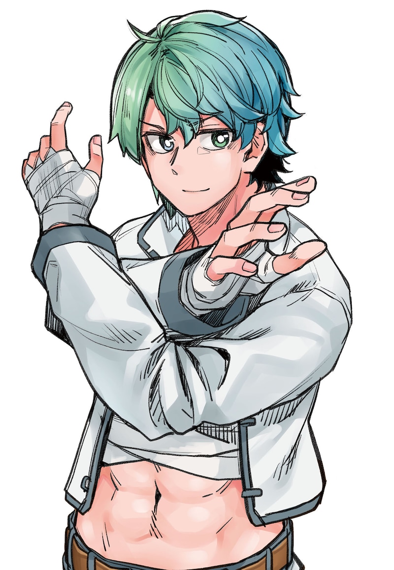 「巨大生物ばかりの異世界をパルクールと足場スキルで無双する。」イラスト