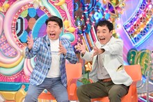ダチョウ倶楽部の寺門ジモン、肥後克広。(c)テレビ朝日
