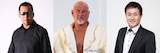 左から蝶野正洋、武藤敬司、神奈月。