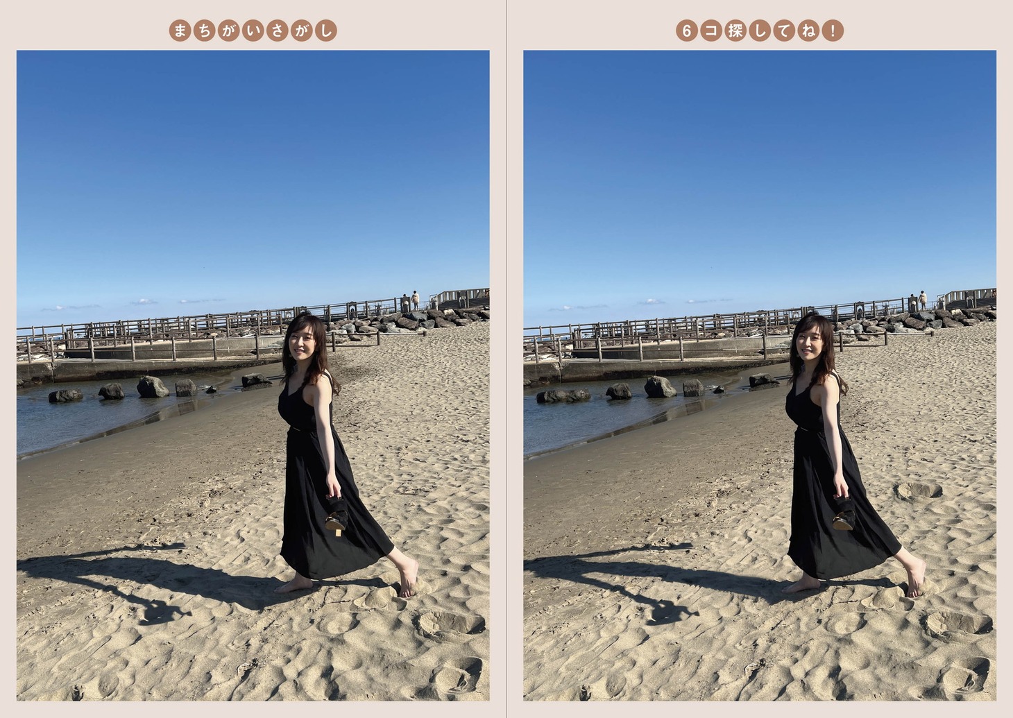 「大人の妄トレ写真集 あんこの間違い探し」より。