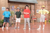 「バナナサンドSP」に出演する（左から）ブラックマヨネーズ小杉、かまいたち、パンサー尾形。(c)TBS