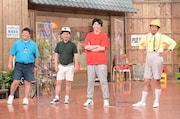 「バナナサンドSP」に出演する(左から)ブラックマヨネーズ小杉、かまいたち、パンサー尾形。(c)TBS