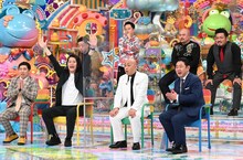 「アメトーーク！」に「女性人気ない芸人」として出演する（前列左から）霜降り明星、錦鯉、（後列左から）ダイアン、鬼越トマホーク。(c)テレビ朝日