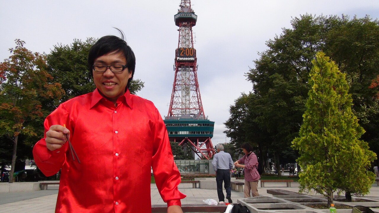 Yes!アキトとさっぽろテレビ塔。