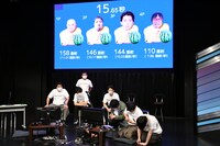 「The 連射」で30秒間連打するマヂカルラブリー・野田クリスタル、すゑひろがりず南條、ガーリィレコード。