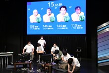 「The 連射」で30秒間連打するマヂカルラブリー・野田クリスタル、すゑひろがりず南條、ガーリィレコード。