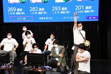 「The 連射」で勝ったのはすゑひろがりず南條。「伊達に鼓を叩いていない！」と田口尚平アナウンサー。