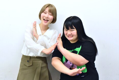 オダウエダ。左から、小田、植田。