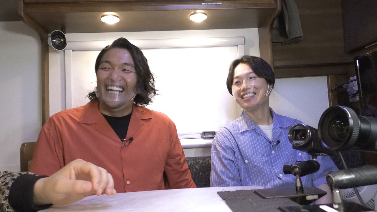 かまいたちと語る見取り図。