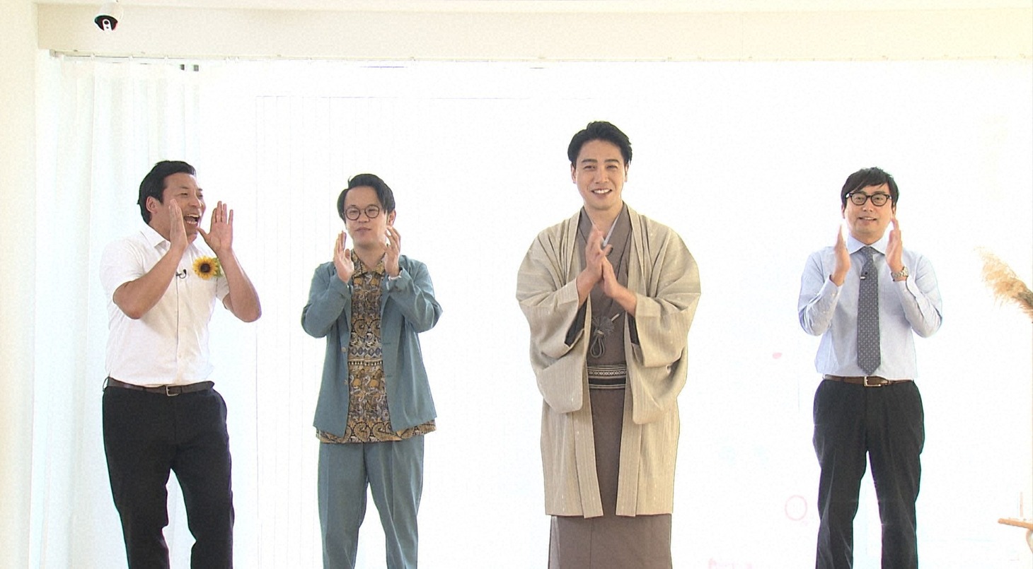 左からインディアンス、瀧川鯉斗、おいでやす小田。(c)読売テレビ