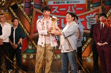 優勝したニッポンの社長。