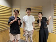 左から、オリエンタルラジオ藤森、ナイツ土屋、花山瑞貴。