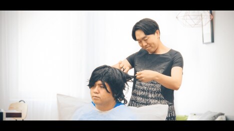 ビッくらポン「タケの髪型 かっこよく切れるかな」より。